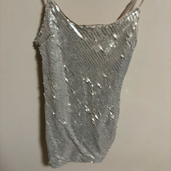 NWT Forever 21 Contemporary Sequin Tube Bodycon Mini Dress- Size Medium - Picture 4 of 7